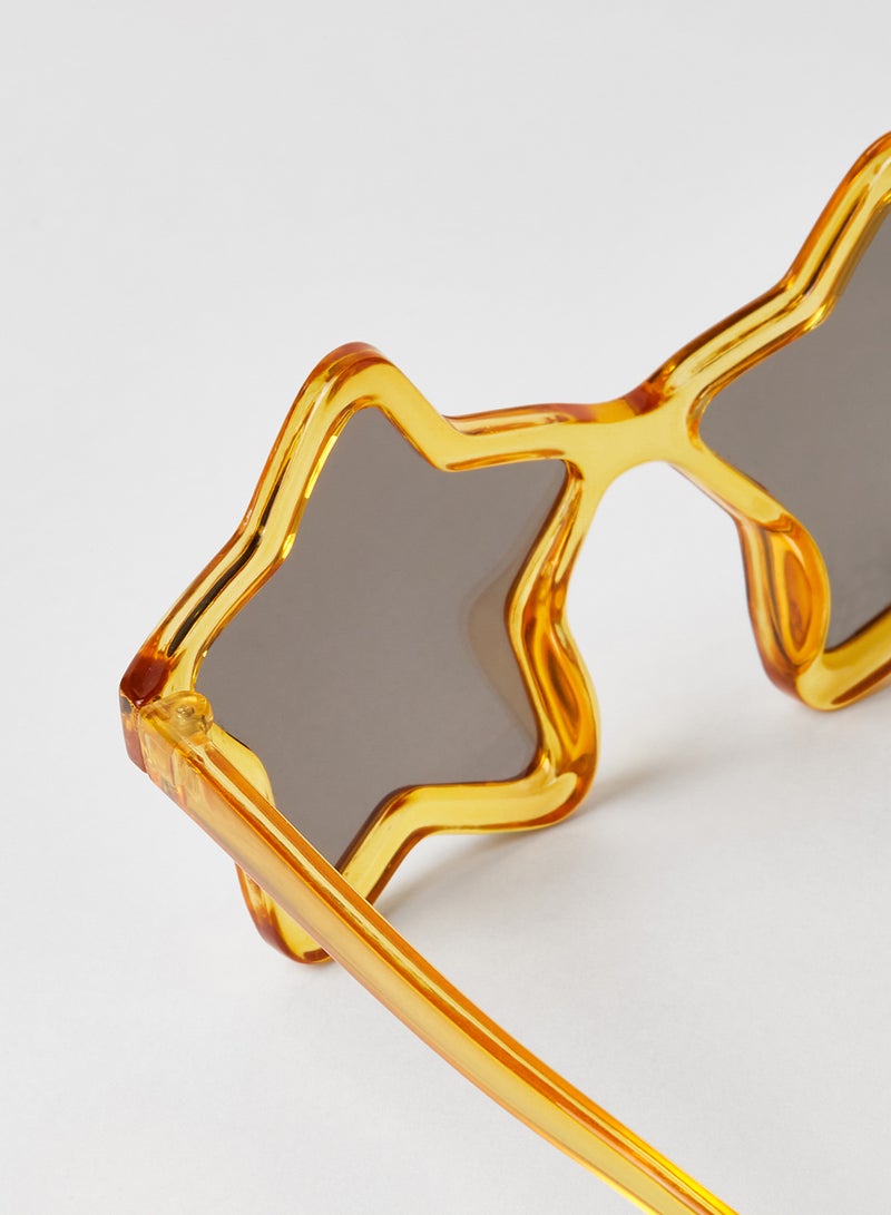 MANGO - Girls' Sunglasses With Star Frame - Image 1