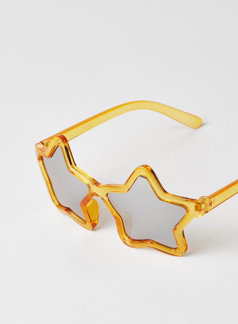 MANGO - Girls' Sunglasses With Star Frame - Image 1