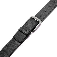 Generic Texture  Belt With Buckle Closure Black  - Image 2