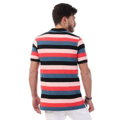 Andora Embroidered Casual Poloshirt Multicolour  - Image 4