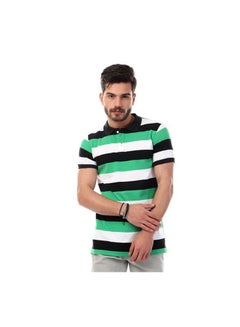 Embroidered Casual Poloshirt Multicolour