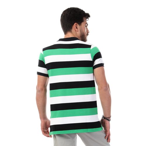 Andora - Embroidered Casual Poloshirt Multicolour - Image 1