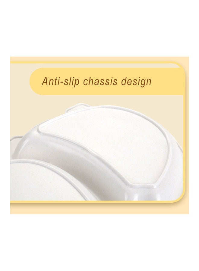 TD HOME 5-Piece Cute Cartoon Monkey Designed Bamboo Fiber Tableware Set - Image 4