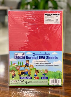 LEENO 10-Piece EVA Sheets A4 Multicolour  - Image 2