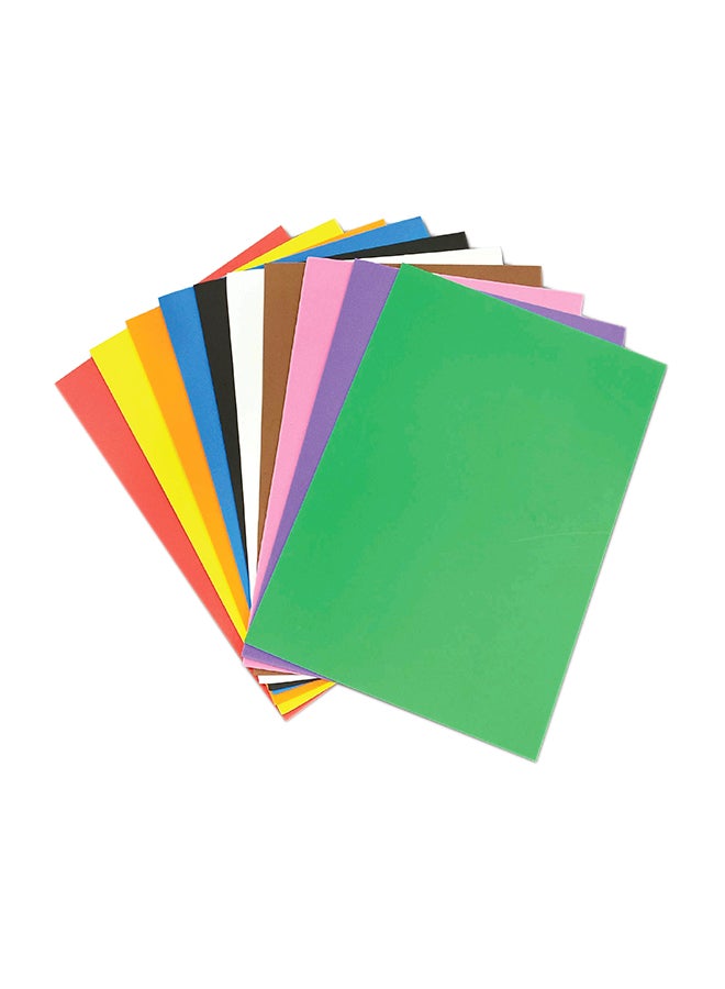 LEENO 10-Piece EVA Sheets A3 Multicolour - Image 1