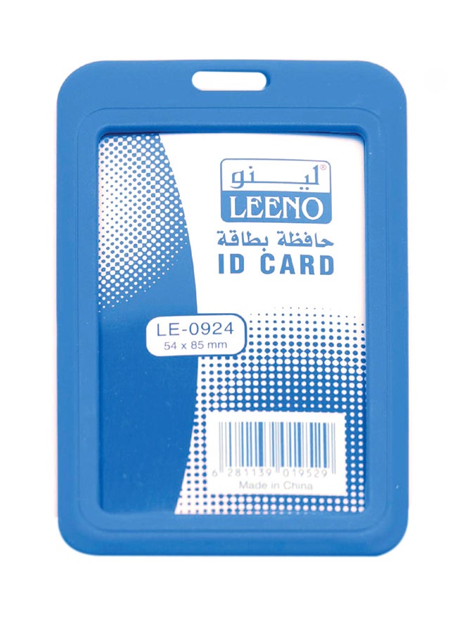 LEENO 20-Piece Vertical ID Card Holder Blue  - Image 1