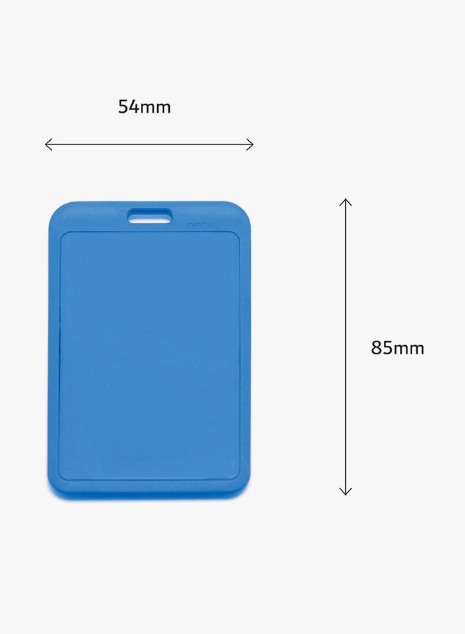 LEENO 20-Piece Vertical ID Card Holder Blue  - Image 2