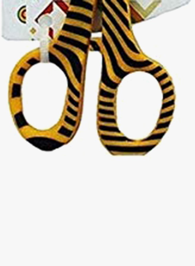 جودريج كارتيني مقص مصنوع من الإستانلس ستيل للحرف اليدوية للأطفال أصفر - Image 2