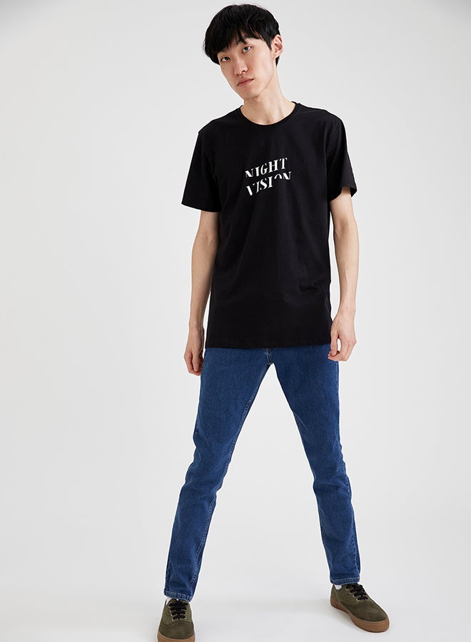 DeFacto Carlo Skinny Fit Jeans Mid Blue - Image 1