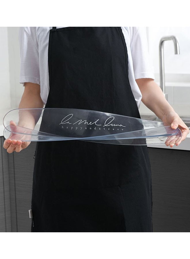fashionhome Lamel Luma Design Anti-Splash Water Baffle Sink Board Protector Transparent 50 x 5 x 8.5cm  - Image 2