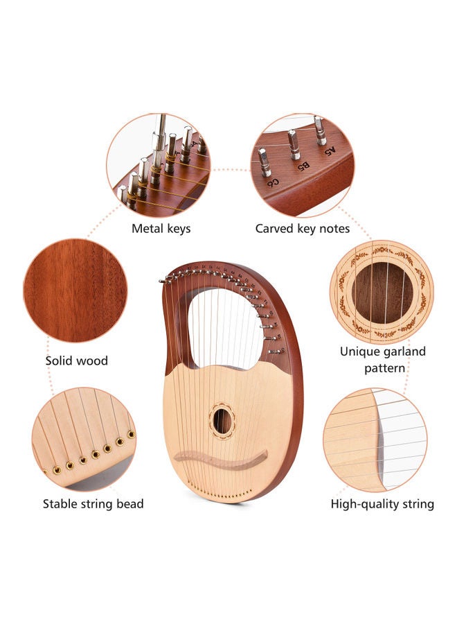 Generic - Lyre Harp Solid Wood - Image 1