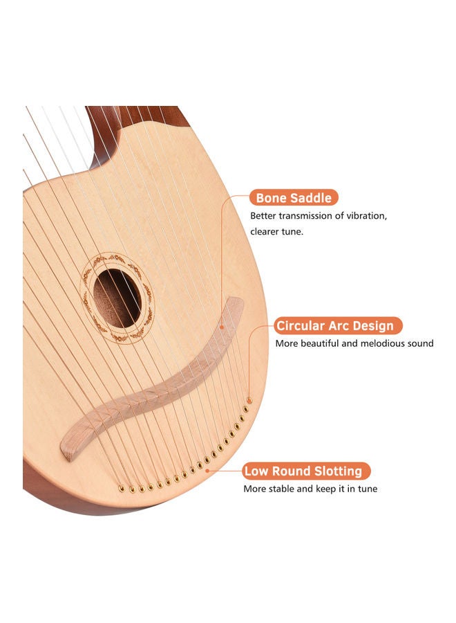 Generic - Lyre Harp Solid Wood - Image 1