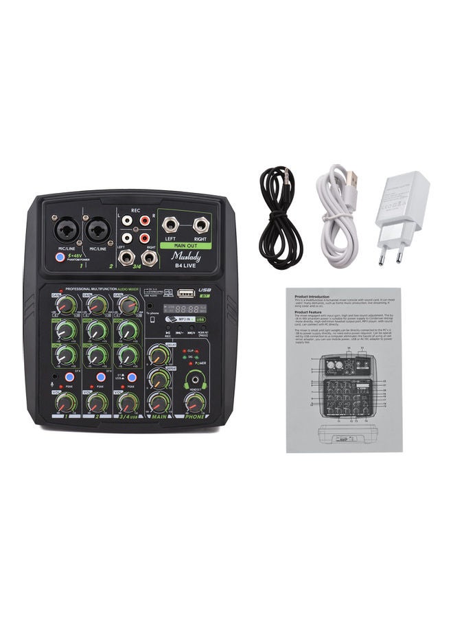 Muslady - 4-Channel Audio Mixer - Image 1