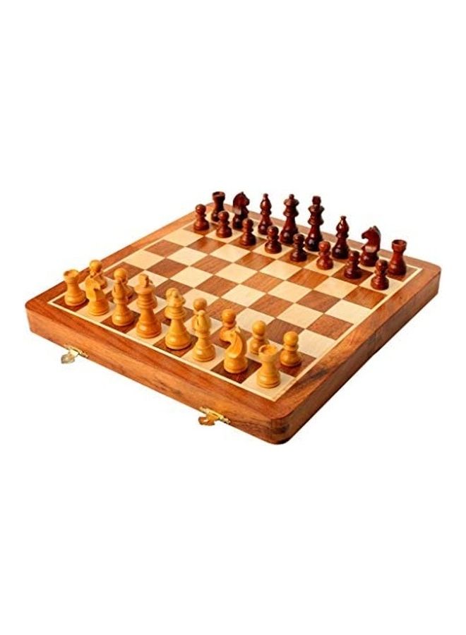 ستونكرافت طقم لوح لعب شطرنج من الخشب قابل للطي 2 Players - Image 2