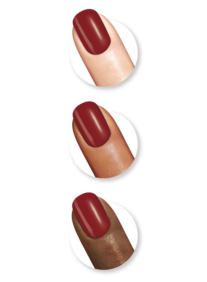 Sally Hansen Miracle Gel A Retro-Style Deep Red Nail Polish Dig Fig - Image 3