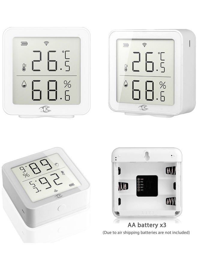 Tuya Wireless Temperature And Humidity Detector White  - Image 2