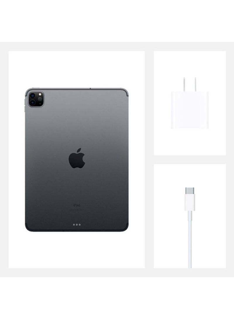 Renewed - iPad Pro 2020 With FaceTime 11inch 256GB Wi-Fi Space Grey