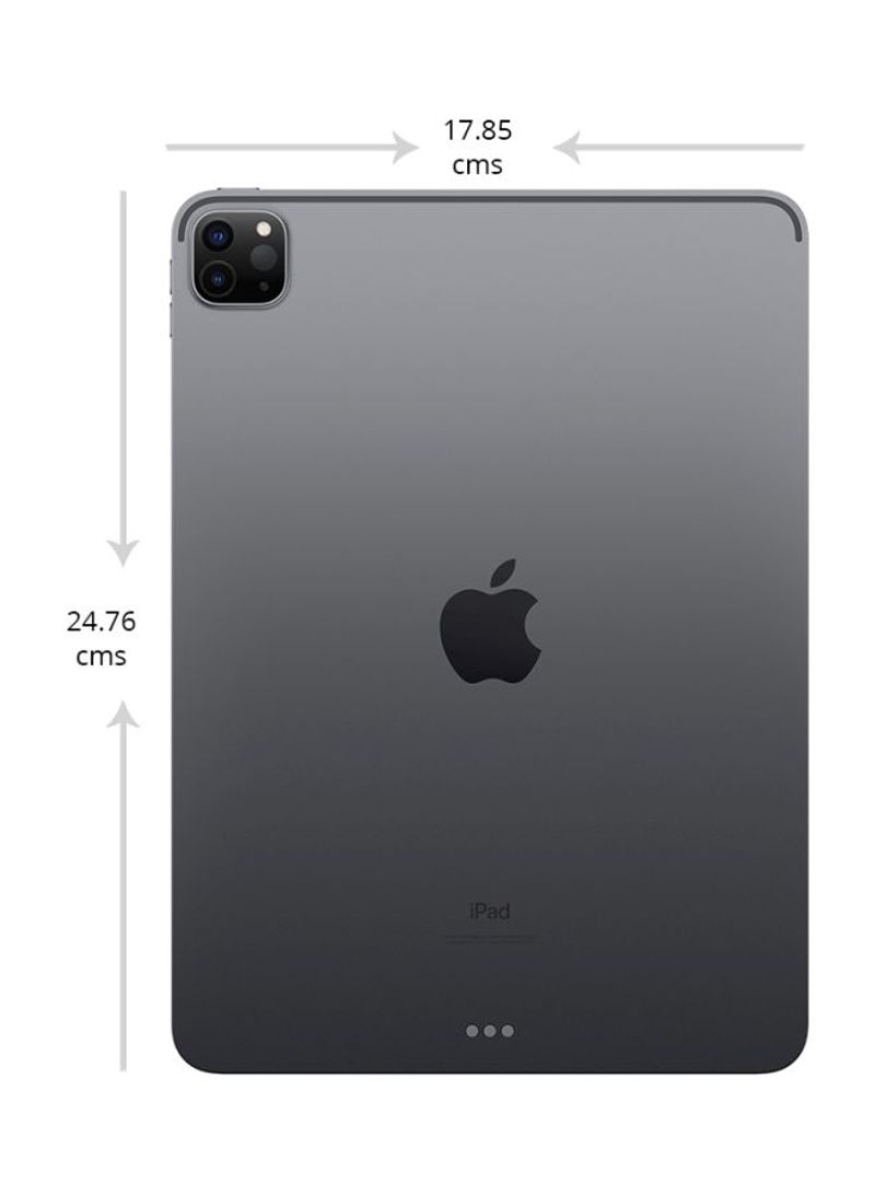Renewed - iPad Pro 2020 With FaceTime 11inch 256GB Wi-Fi Space Grey