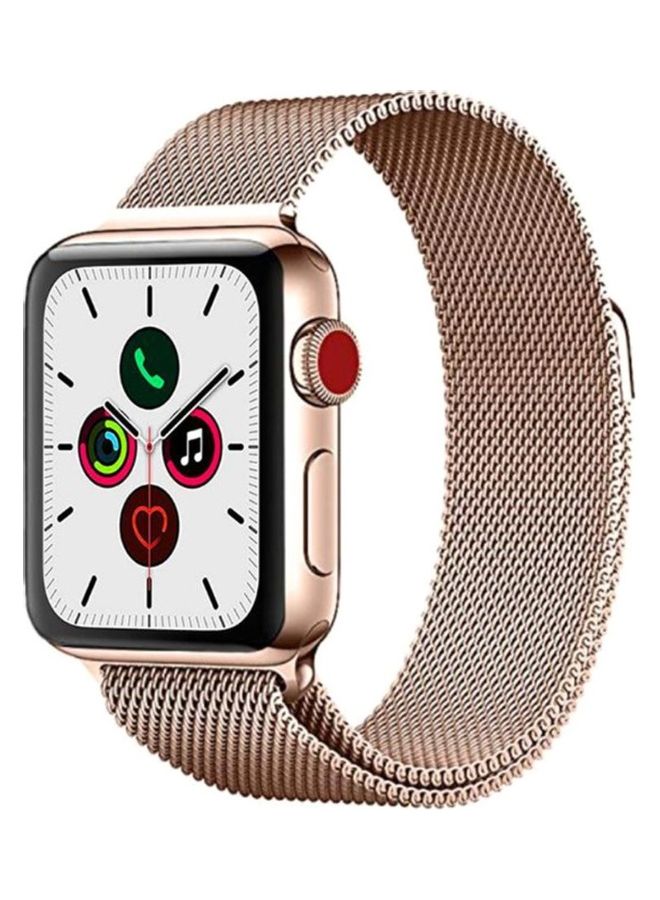 HuHa Replacement Band For Apple Watch 5/4/3/2/1 Rose Gold - Image 1