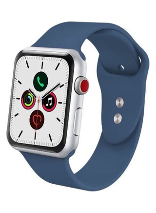 Replacement Strap Watchband For Apple Watch Series 7 41mm / 6 / SE / 5 / 4 40mm / 3 / 2 / 1 38mm Ocean Blue - v1614937658/N44969416A_1