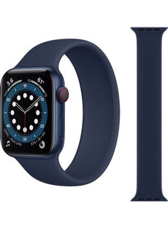 HuHa Replacement Strap Watchband For Apple Watch Series 7 41mm / 6 / SE / 5 / 4 40mm / 3 / 2 / 1 38mm Navy Blue  - Image 1