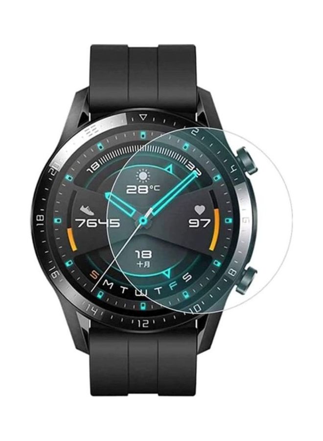 HuHa Tempered Glass Screen Protector For Huawei Watch GT 2 46 mm Clear  - Image 1