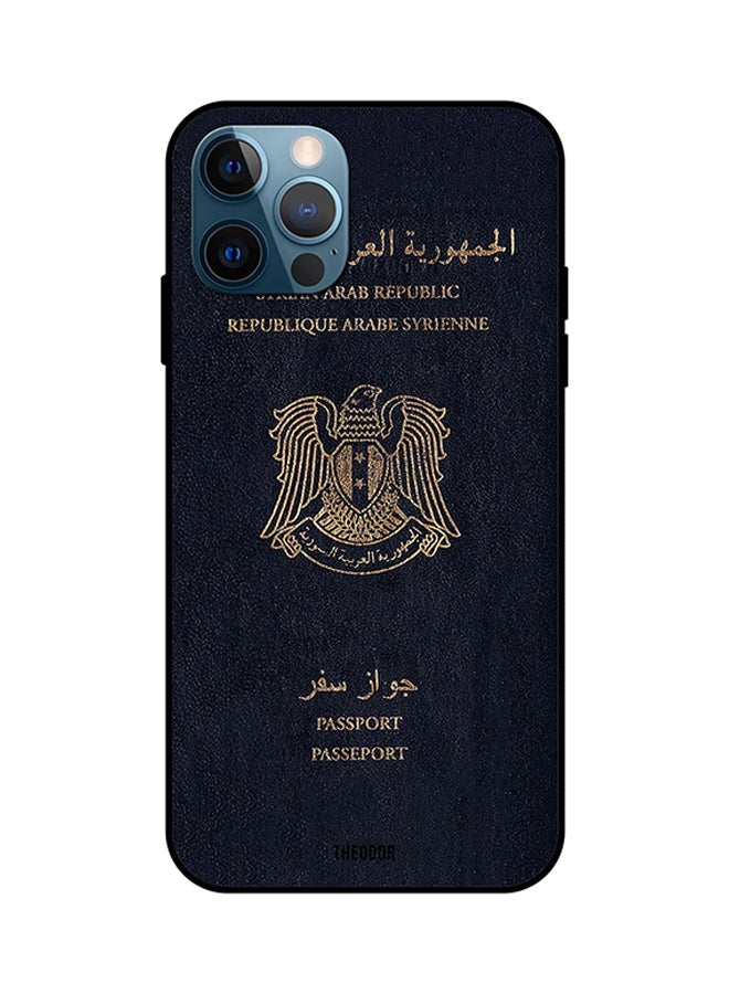 Theodor Protective Case Cover For Apple iPhone 12 Pro Syria Passport