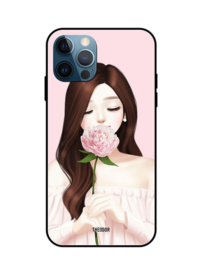 Theodor Protective Case Cover For Apple iPhone 12 Pro Flower Girl