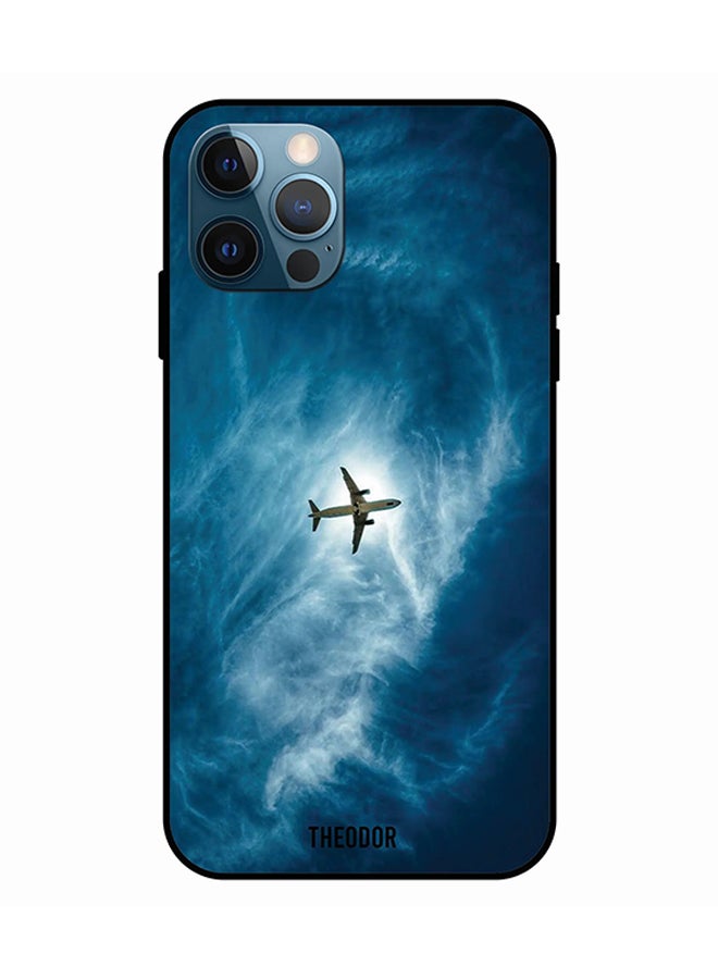 غطاء حماية واق لهاتف آيفون 12 برو بتصميم نمط الطيران