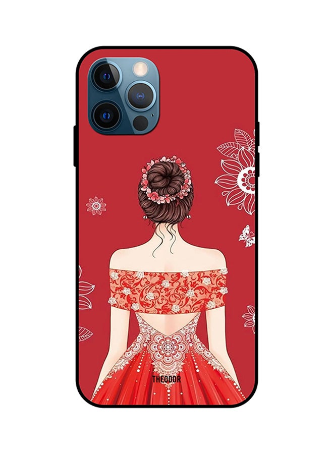 Theodor Protective Case Cover For Apple iPhone 12 Pro Cute Ladyy