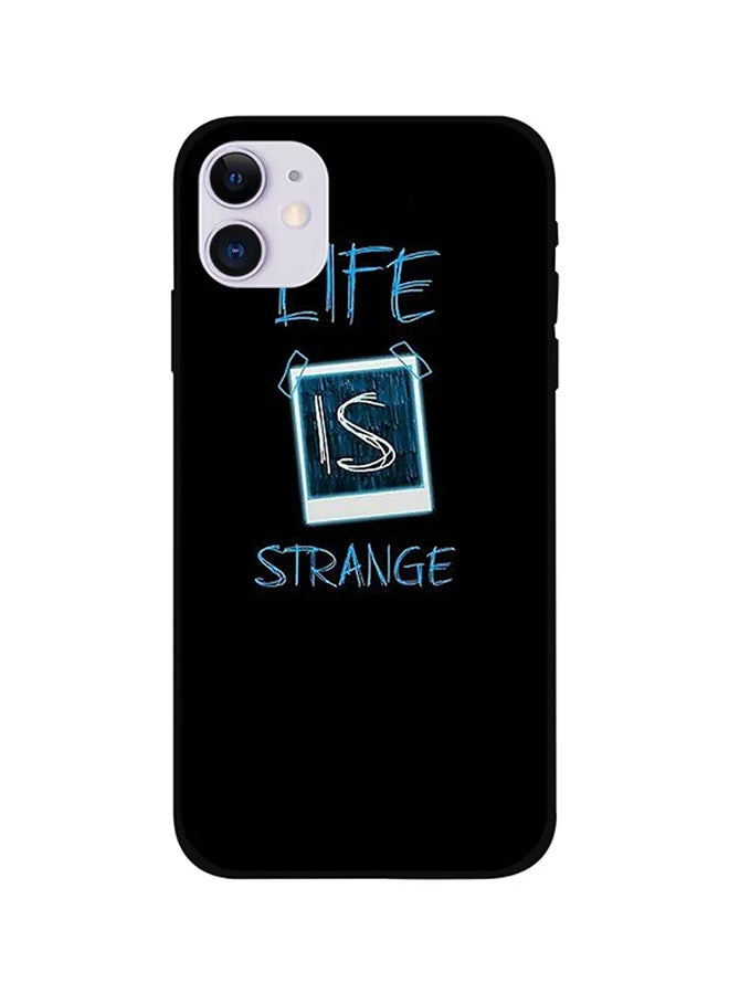 غطاء حماية واق لهاتف أبل آيفون 12 ميني عبارة "Life Is Strange"