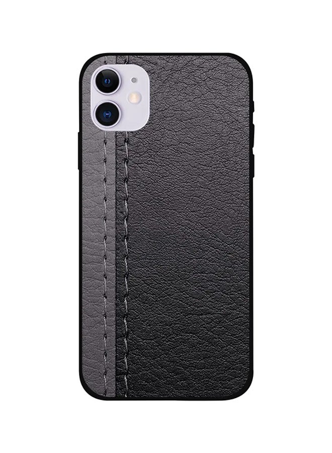Protective Case Cover For iPhone 12 Mini Light & Dark Leather