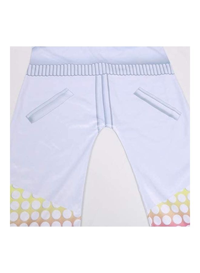 2-Piece Marshmello DJ Mask And Costume Set S - Image 2