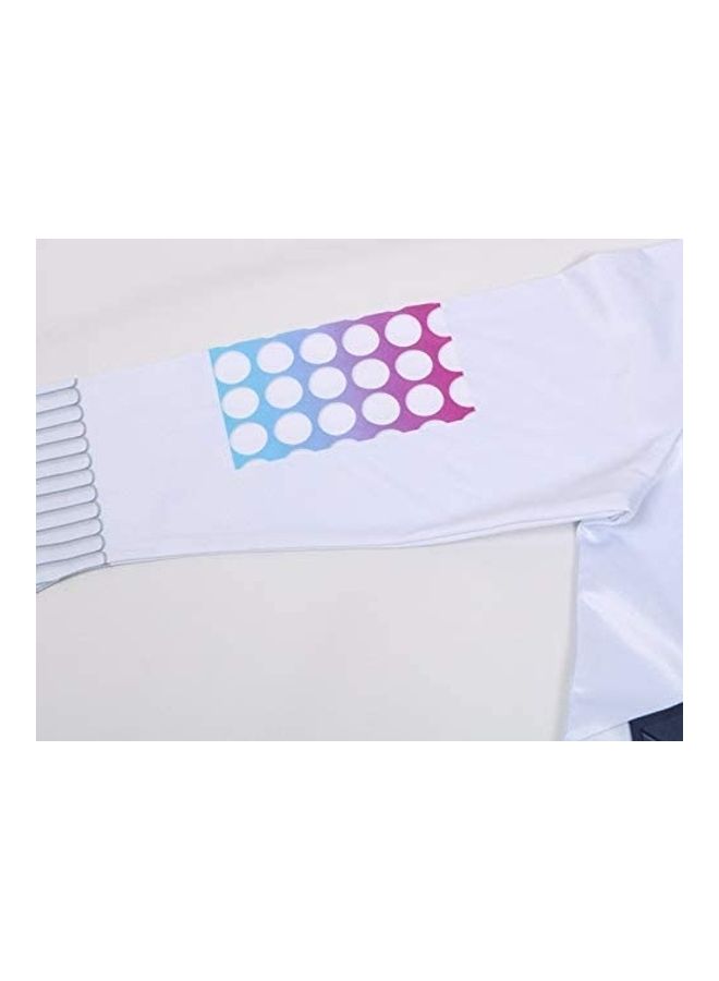 null - 2-Piece Marshmello DJ Mask And Costume Set L - Image 1