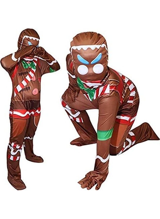 Generic - 2-Piece Fortnite Halloween Costume And Mask Set 130cm - Image 1