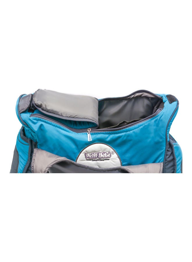 Petit bebe - Diaper Bag Smart Oval - Blue - Image 1