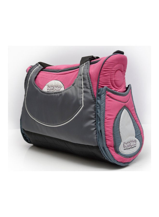 Petit bebe Diaper Bag Smart Oval - Pink - Image 4