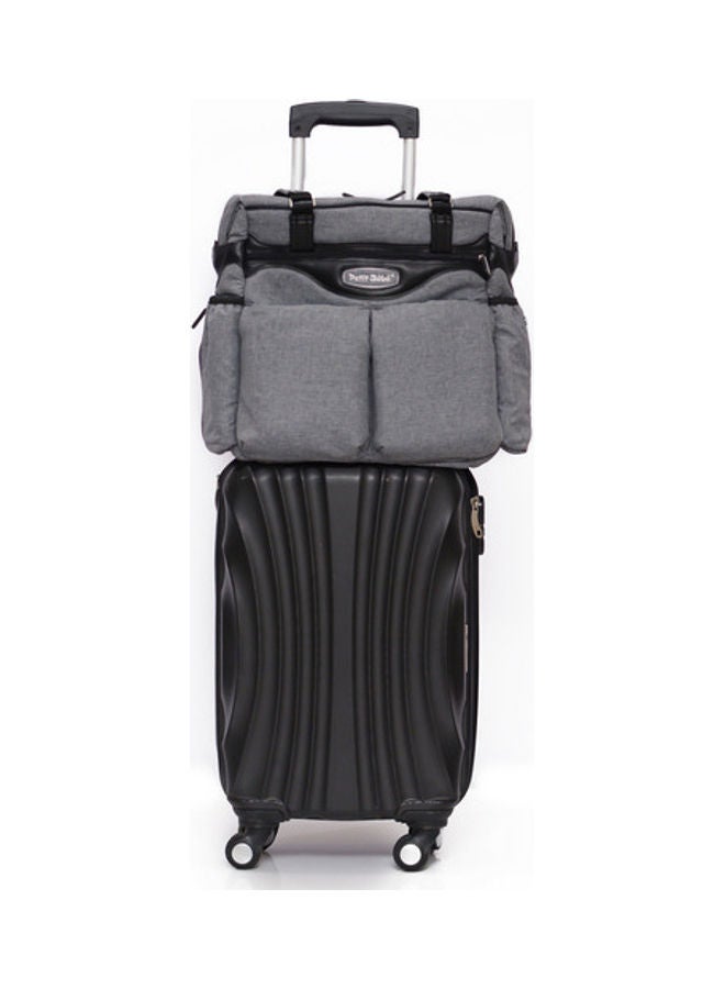 Petit bebe Diaper Bag Premium - Gray/Black  - Image 2