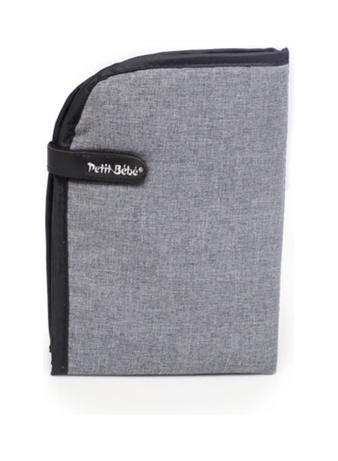 Petit bebe Diaper Bag Premium - Gray/Black  - Image 5