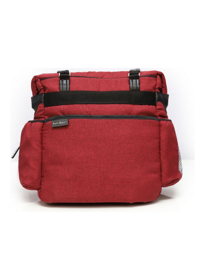 Petit bebe Diaper Bag Premium - Red/Black  - Image 4
