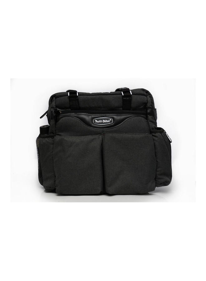 Petit bebe Diaper Bag Premium - Black  - Image 2
