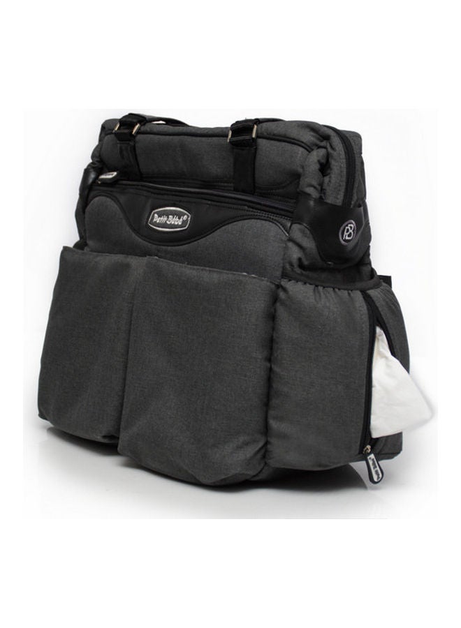 Petit bebe Diaper Bag Premium - Black  - Image 4