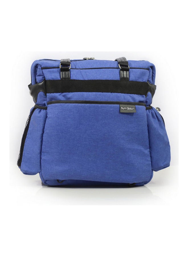 Petit bebe Diaper Bag Premium - Blue/Black - Image 5