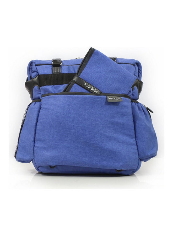 Petit bebe Diaper Bag Premium - Blue/Black - Image 4