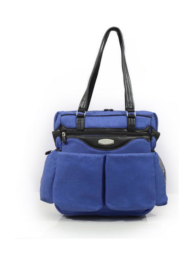 Petit bebe Diaper Bag Premium - Blue/Black - Image 1
