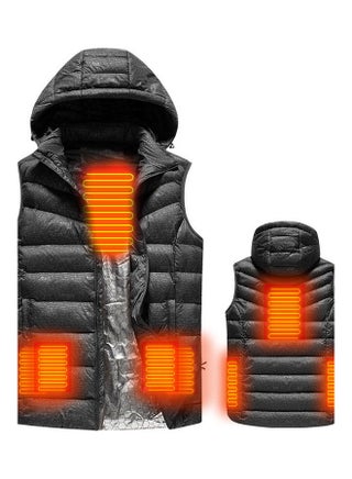 USB Heated Waterproof Jackets Dark Grey - v1614950543/N38190954V_1