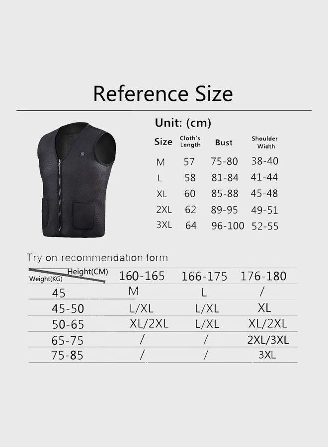 Generic - Electric USB Heated Warm Vest Black - Image 1