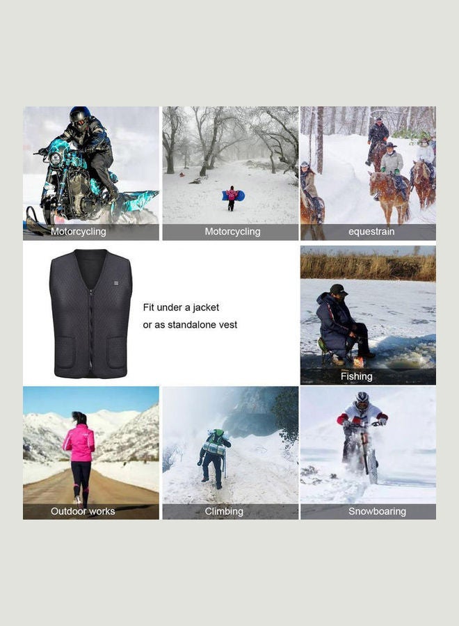 Generic - Electric USB Heated Warm Vest Black - Image 1
