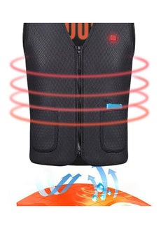 Generic Electric USB Heated Warm Vest Black  - Image 3