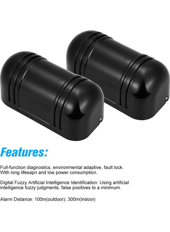 2-Piece Dual Beam Sensors Black - Image 2